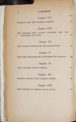 The Foundation of British East Africa