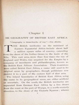 The Foundation of British East Africa