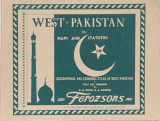 Item #85 West Pakistan in Maps and Statistics. F. Khan, A. Arshad