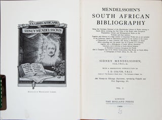 South African Bibliopgrahy