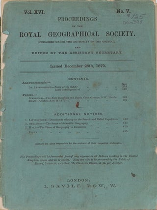 Documents Relating to the Search and Relief Expedition