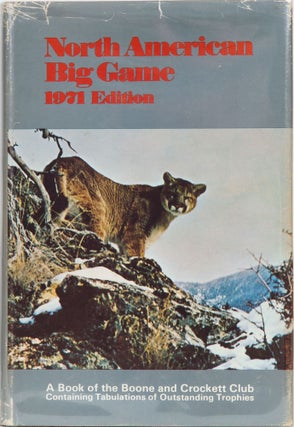 Item #989 North American Big Game 1971. Boone, Crockett