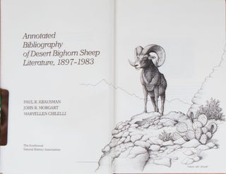 An Annotated Bibliography of Desert Bighorn Sheep Literature 1897-1983