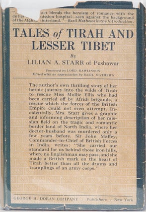 Item #1270 Tales of Tirah and Lesser Tibet. Lilian A. Starr