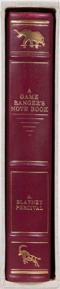 Item #1385 A Game Ranger's Notebook. A. Blayney Percival.