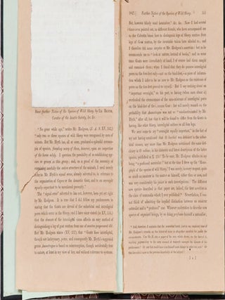 Item #1606 Some Further Notice of the Species of Wild Sheep. E. Blyth