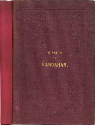 Item #1902 The Mission to Kandahar. H. Lumsden
