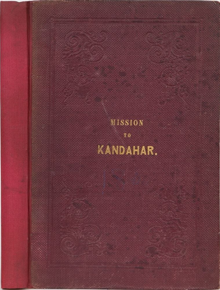 Item #1902 The Mission to Kandahar. H. Lumsden.