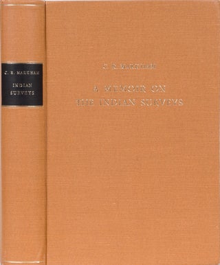 Item #1927 A Memoir on the Indian Surveys. C. R. Markham