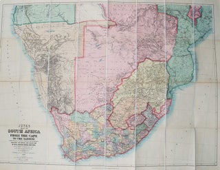 Item #2440 Juta's Map of South Africa. J. Juta