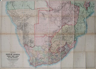 Item #2441 Juta's Map of South Africa. J. Juta