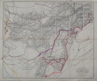 Item #2516 Stanford's Large Scale Map of Afghanistan. E. Stanford