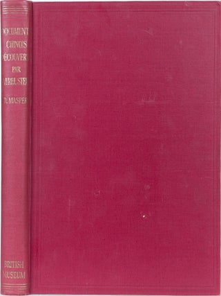 Item #2728 Les Documents Chinois. H. Maspero