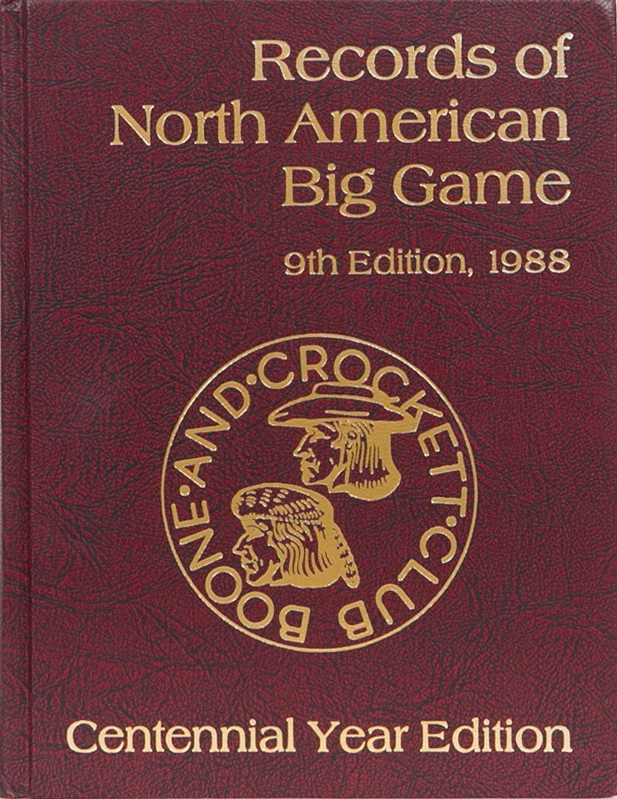 Item #3757 Records of North American Big Game 1988. Boone, Crockett Club.