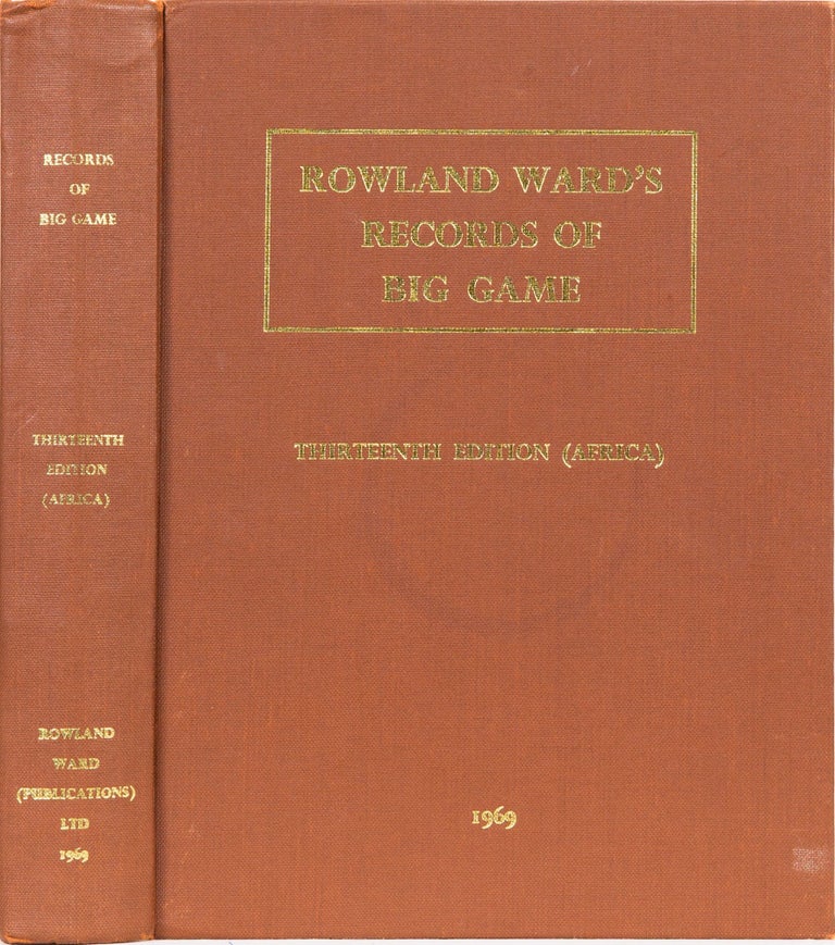 Item #3817 Rowland Ward's Records of Big Game. G. Best.