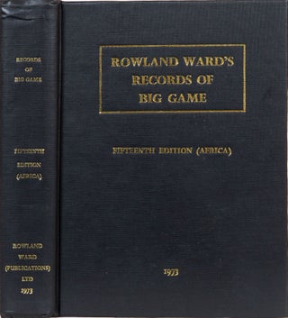 Item #3819 Rowland Ward's Records of Big Game. G. Best