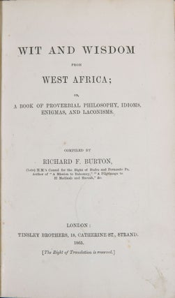 Wit and Wisdom From West Africa
