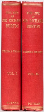 Item #3852 The Life of Sir Richard Burton. T. Wright