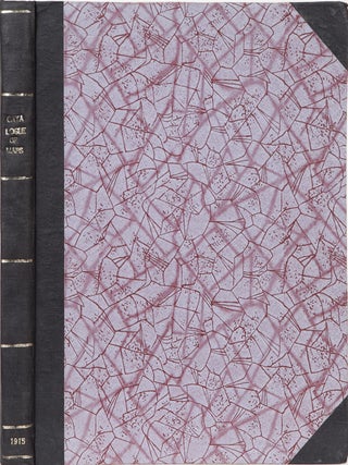 Item #3980 Catalogue of Maps Published by the Survey of India. Col Sir S. G Burrard