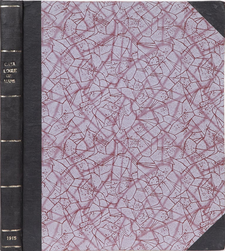 Item #3980 Catalogue of Maps Published by the Survey of India. Col Sir S. G. Burrard.