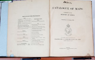 Catalogue of Maps Published by the Survey of India