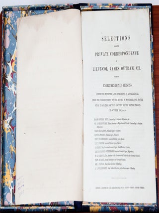 Selections from the Private Correspondence of Lt. Col James Outram