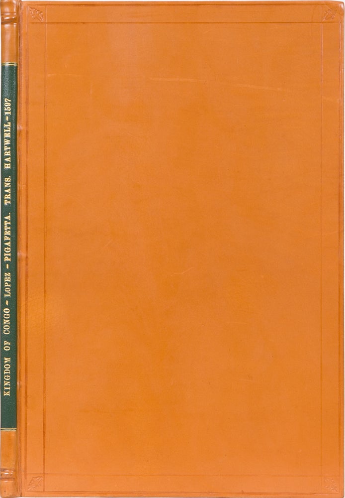 Item #3984 A Report of the Kingdom of Congo. A. Hartwell.