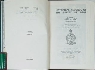 Historical Records of the Survey of India