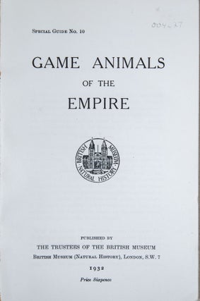 Game Animals of the Empire