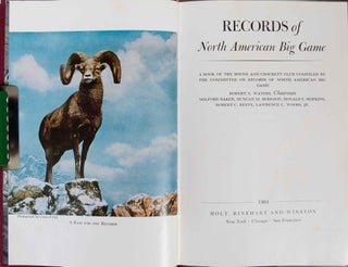 Records of North American Big Game 1964