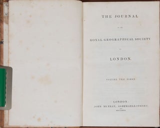 The Journal of the Royal Geographical Society of London