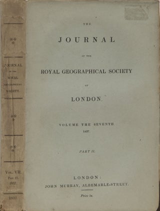 Item #4732 Journal of the Royal Geographical Society of London. Royal Geographical Society