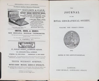 The Journal of the Royal Geographical Society of London