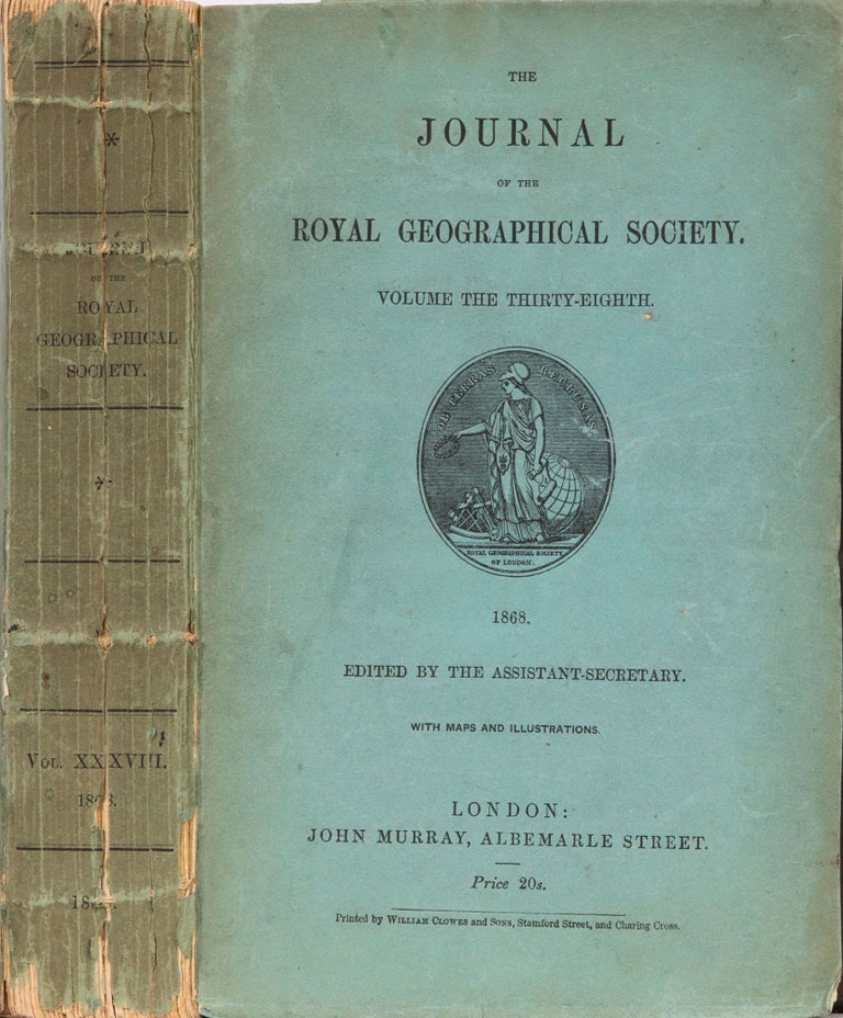 Item #4757 The Journal of the Royal Geographical Society. Royal Geographical Society.