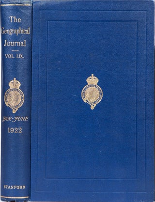 Item #4784 The Geographical Journal. The Royal Geographical Society