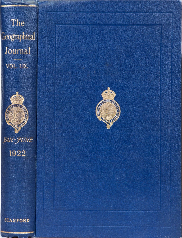 Item #4784 The Geographical Journal. The Royal Geographical Society.