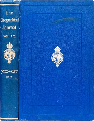 Item #4786 The Geographical Journal. The ROyal Geographical Society