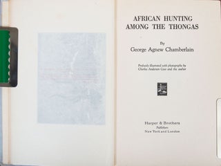 African Hunting Among the Thongas