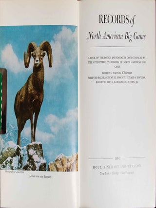 Records of North American Big Game 1964