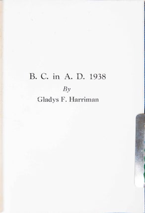 B,C, in A.D. 1938