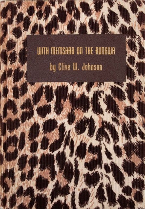 Item #6170 With Memsaab on the Rungwa. Clive W. Johnson
