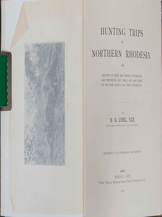 Hunting Trips in Northern Rhodesia