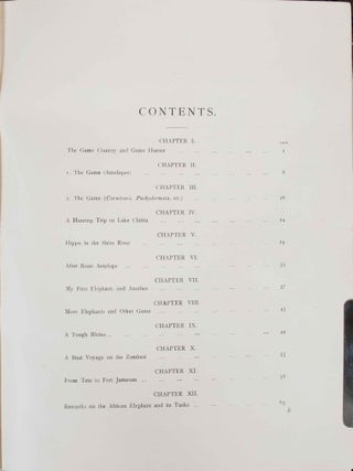Hunting Trips in Northern Rhodesia