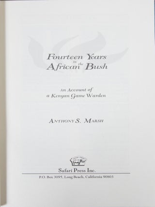 Fourteen Years in the African Bush