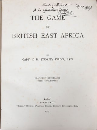 The Game of British East Africa