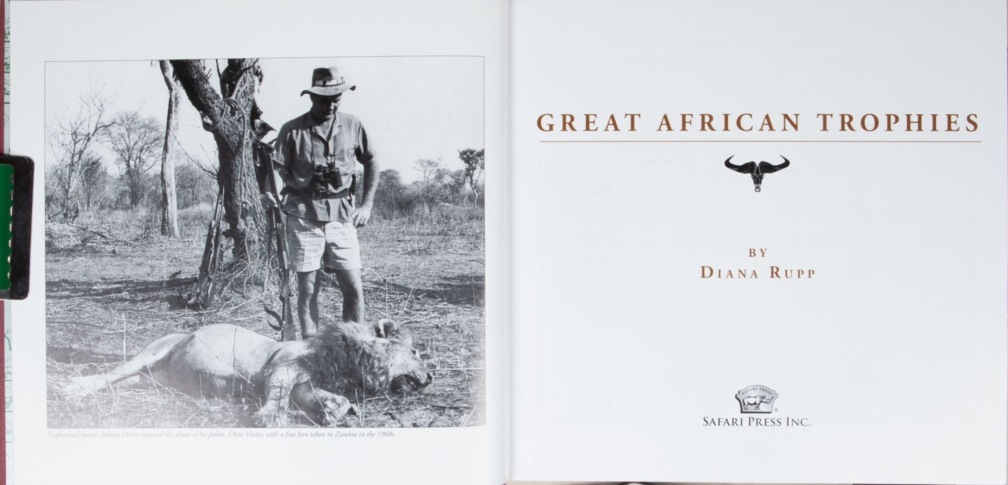 GreatAfrican Trophies | Diana Rupp | First, Ltd Ed, #45 of 200