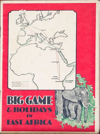 Item #6309 Big Game and Holidays in East Africa. Outspan Hotel
