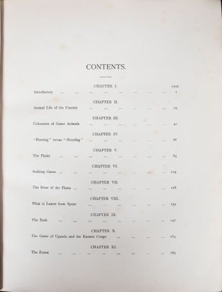 The Game of British East Africa