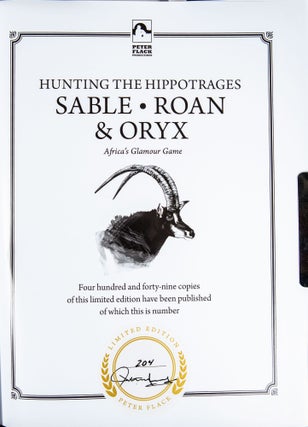 Hunting the Hippottrages SABLE, ROAN & ORYX