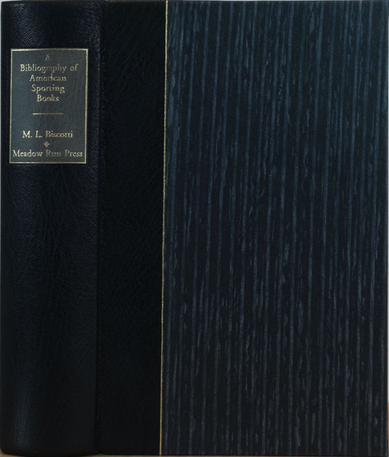 Item #6457 A Bibliography of American Sporting Books 1926-1985. M. L. Biscotti.
